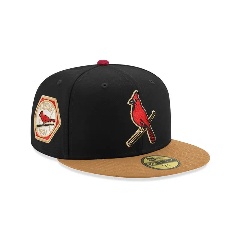 1931 World Series Cardinals Wheat-Tone Hat – Black & Wheat 59Fifty Fitted
