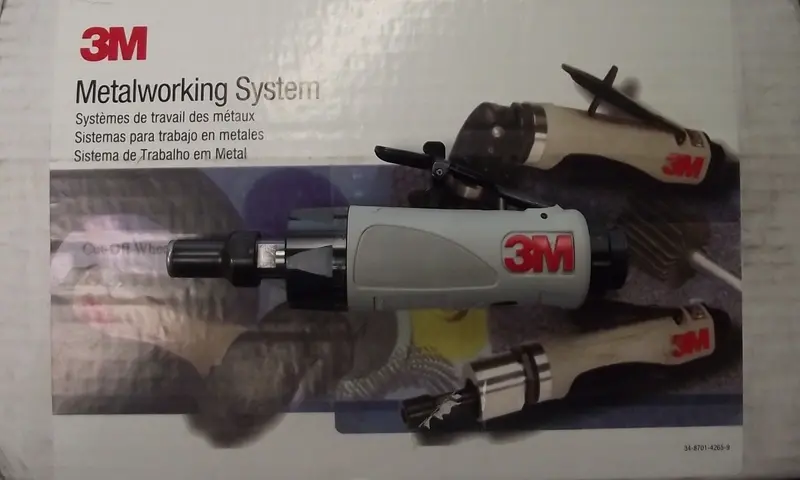 3M 28629 Pneumatic Die Grinder – 0.3 HP, 1/4 Inch Collet, 25,000 RPM, USA-Made