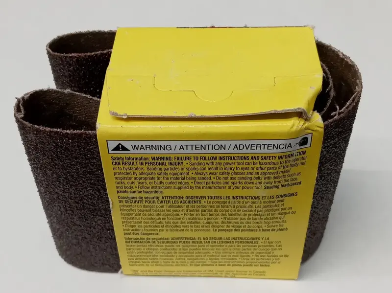 3M 9252-2NA 2-1/2″ x 16″ Coarse Grit (50) Sanding Belt for Aggressive Material Removal