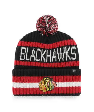 ’47 Brand Chicago Blackhawks Bering Cuff Knit Beanie