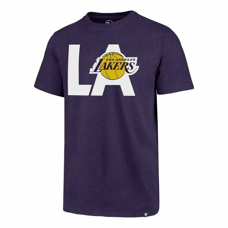 ’47 Brand Lakers Purple Regional Super Rival T-Shirt