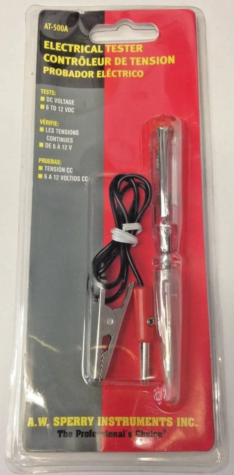 A.W. Sperry AT-500A – 6–12 VDC Electrical Continuity Tester