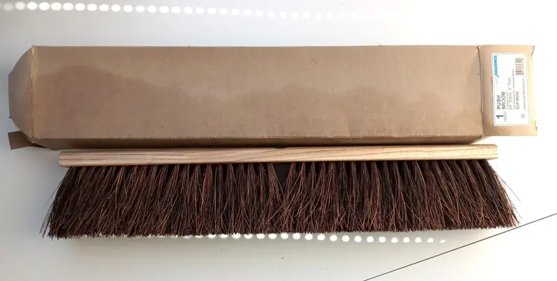 Advance Heavy-Duty Garage Broom – 24 Inch Stiff-Bristle Sweeping Brush