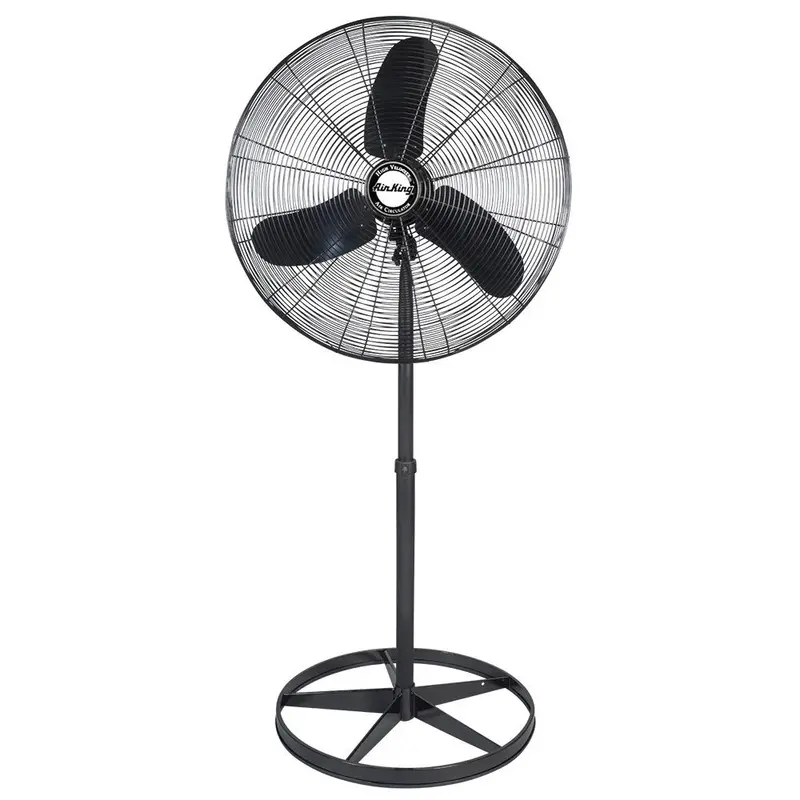Air King 1/3 HP Tall Pedestal Fan – Heavy-Duty Oscillating Design