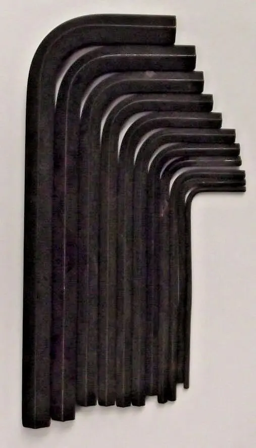 Allen 11-Piece SAE Hex Key Set — Bulk Pack, Made in USA