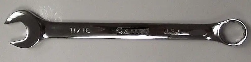 Allen 20477 11/16″ SAE Full-Polish Combination Wrench – 12-Point, Made in USA