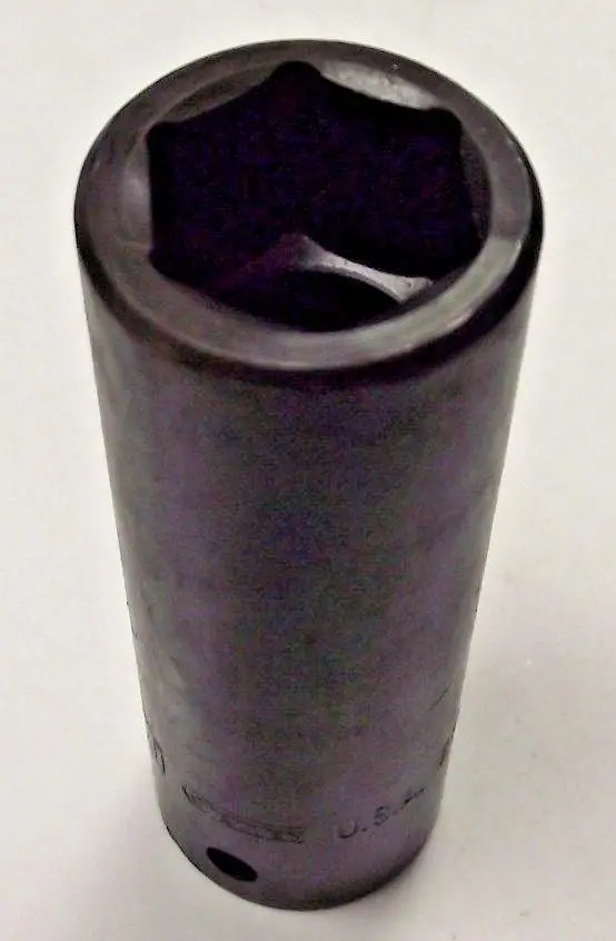 Allen 34059 3/8″ Drive 7/16″ 6-Point Deep Impact Socket – USA-Made