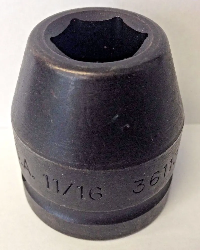 Allen 36113 11/16″ 3/4″ Drive 6-Point Impact Socket – Made in USA
