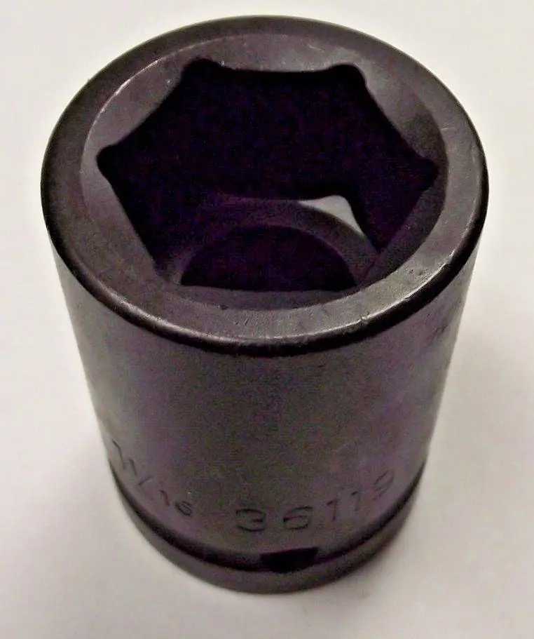 Allen 36119 3/4″ Drive 1-1/16″ 6-Point Impact Socket — Heavy-Duty USA-Made Socket
