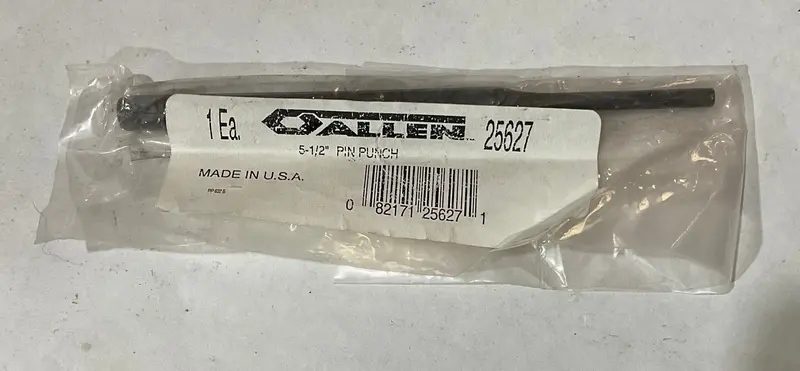 Allen 5-1/2″ Pin Punch – Sturdy Construction for Repeated Use in Mechanical Assembly