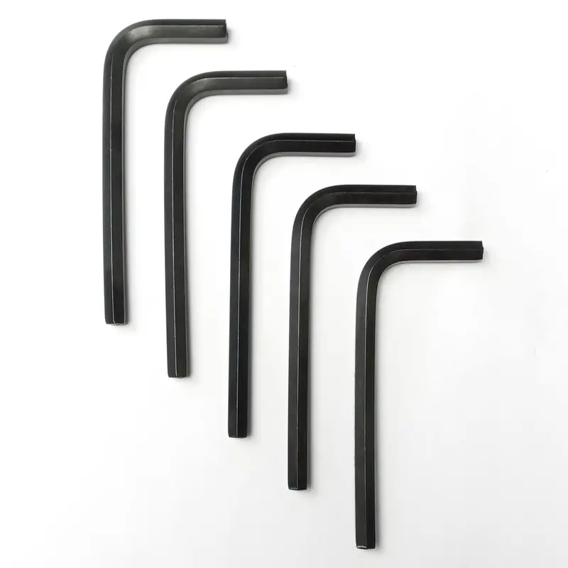 Allen 57128 Precision 6mm Short-Arm Hex Key Set (5-Piece, Made in USA)