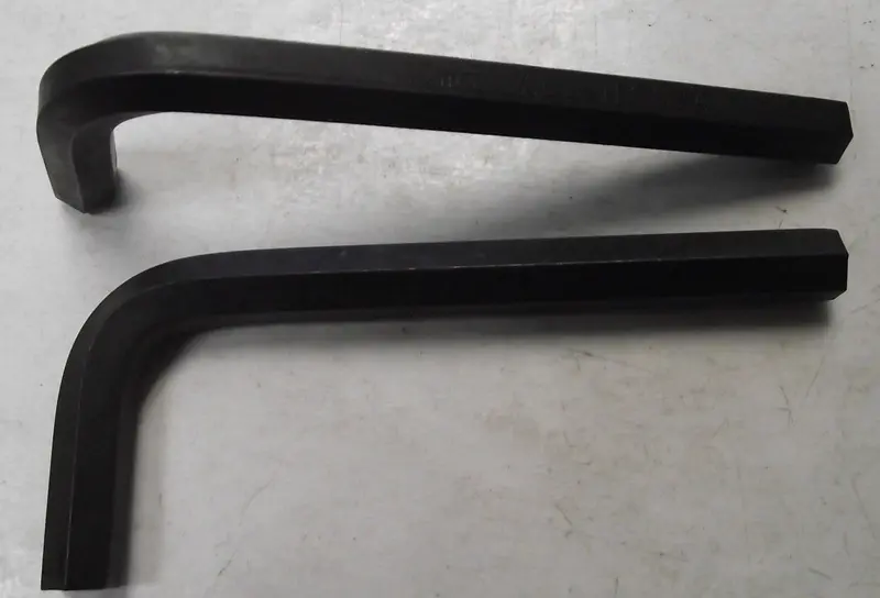 Allen 57132 10mm Short-Arm L-Shaped Hex Key – 2-Pack, USA-Made