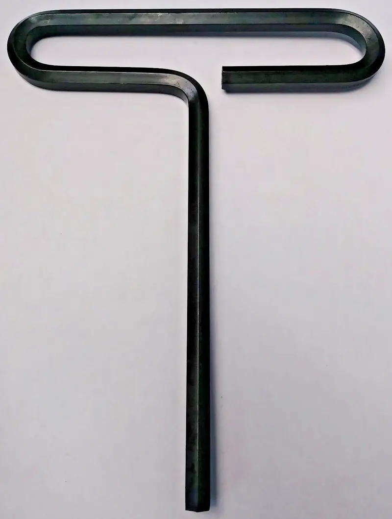 Allen 57328 One-Piece Loop T-Handle Hex Key — 5/16″ x 6″, USA-Made