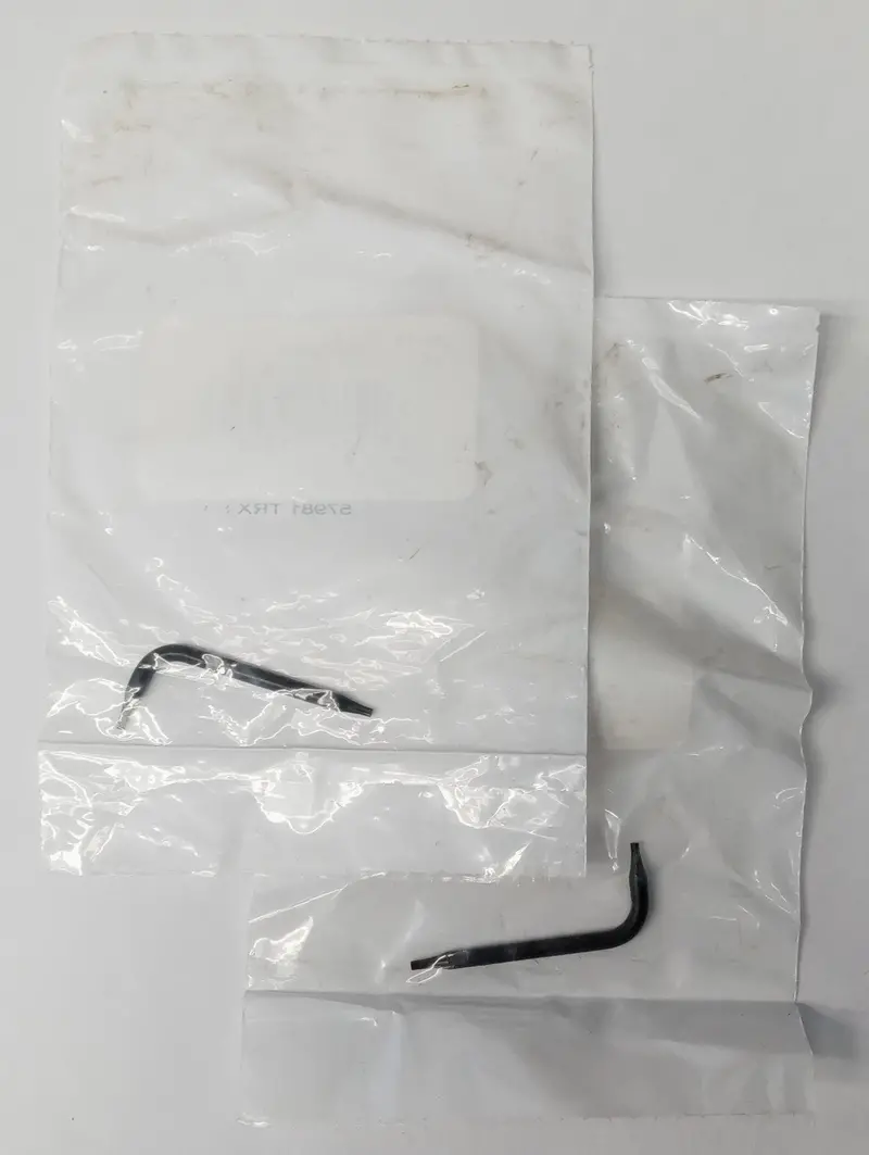 Allen 57981 Dual-Piece Short-Arm T6 Torx Key Set – Made in USA