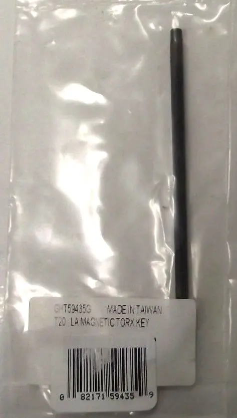 Allen 59435G T20 Long Magnetic Torx Key Wrench