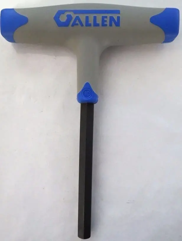 Allen 59515G 10mm T-Handle Hex Key — Industrial-Strength Torque Control