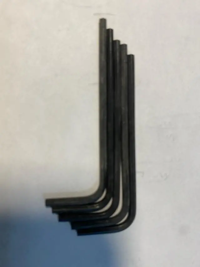 Allen B67220 SA Hex Key Set – 2mm, 5-Piece, USA-Made