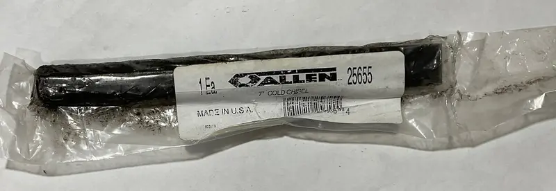 Allen Cold Chisel – 3/4-Inch x 7-Inch, Forged Steel Striking Tool