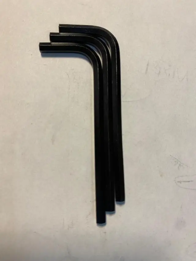 Allen Hex Key Set — 3-Piece SA 1/8″ Set, Made in USA