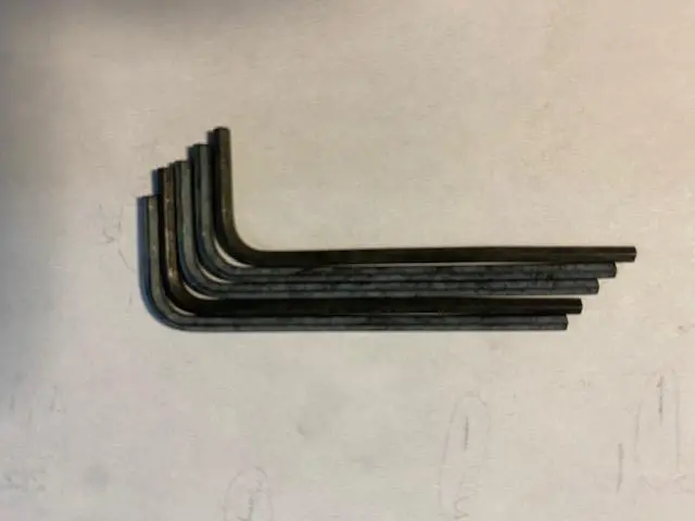 Allen Hex Key Set — 5-Piece SA 5/64″ Set, Made in USA
