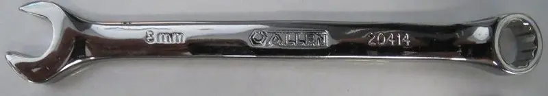 Allen Precision Combination Wrench – 8mm Metric, 12-Point, Durable Forged Steel Construction