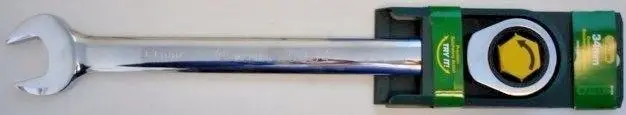 Allen Ratcheting Combination Wrench – 1-Inch, Full-Polish Finish