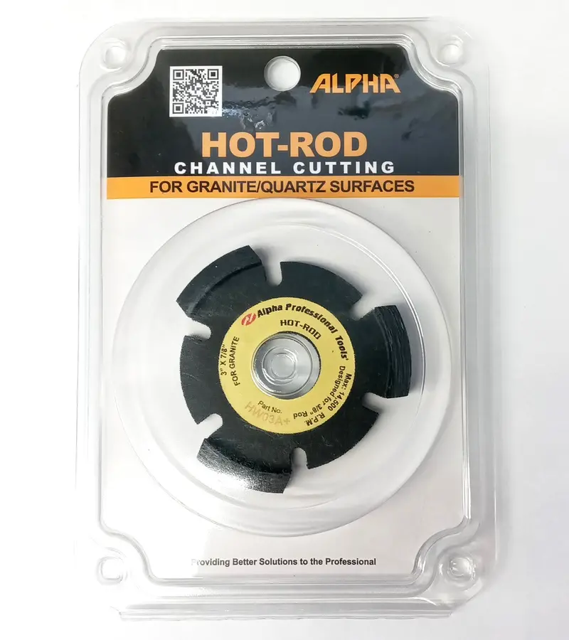 Alpha HW03A+ Hot-Rod Diamond Blade – Wet/Dry Granite & Quartz Channel Cutting (Japan)