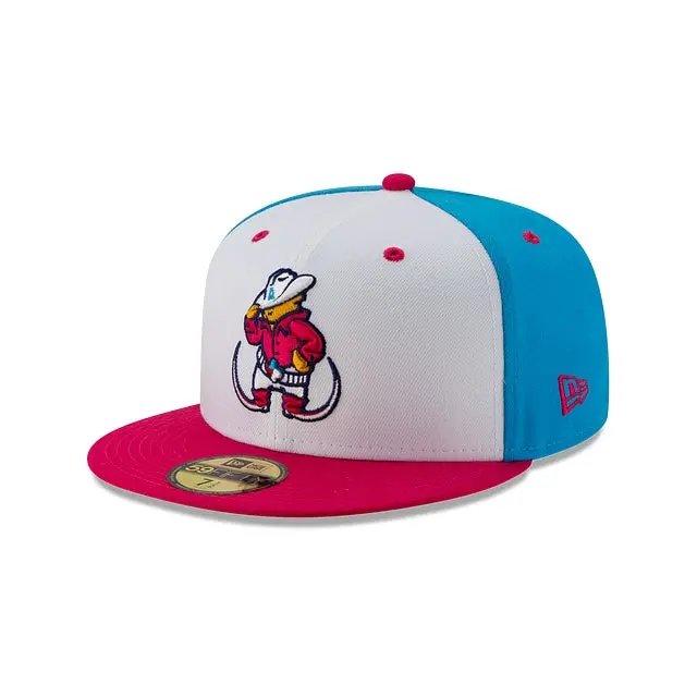 Amarillo Sod Poodles Copa de la Diversión Yellow 59Fifty Fitted Hat