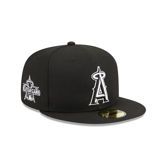 Anaheim Angels 2010 MLB All-Star Game Black & White Side Patch 59Fifty Fitted Cap