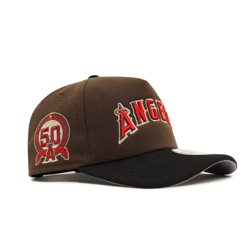 Anaheim Angels 50th Anniversary SP 9Forty A-Frame – Walnut & Black Two-Tone