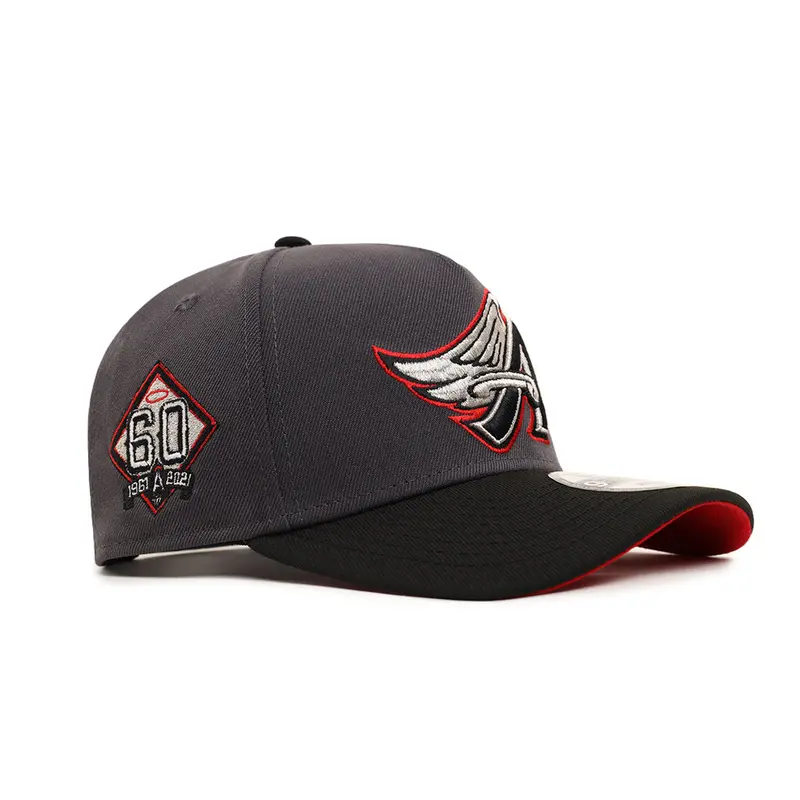 Anaheim Angels 60th Anniversary SP 9Forty A-Frame – Graphite & Black Two-Tone