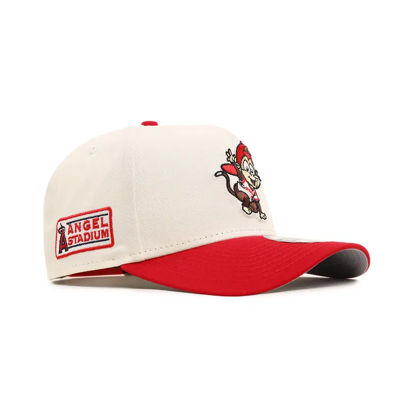 Anaheim Angels Angel Stadium SP 9Forty A-Frame – Baby Mascot Chrome Red Two-Tone