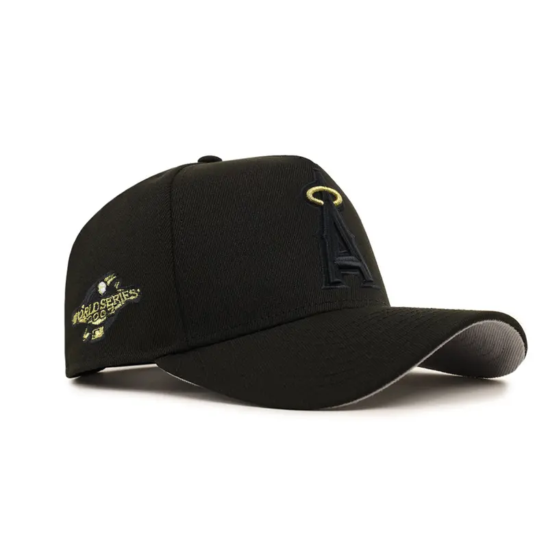 Anaheim Angels Black-and-Gold 2002 World Series Tribute 9Forty A-Frame Snapback