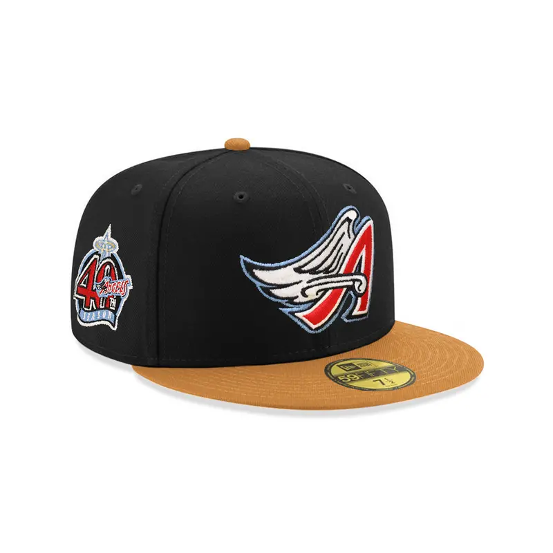 Anaheim Angels Black & Bronze 40th Anniversary 59Fifty Fitted Cap