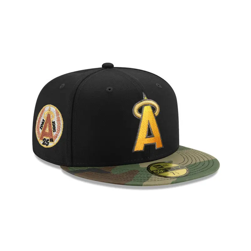 Anaheim Angels Black Camo 25th Anniversary SP 59Fifty Fitted Cap