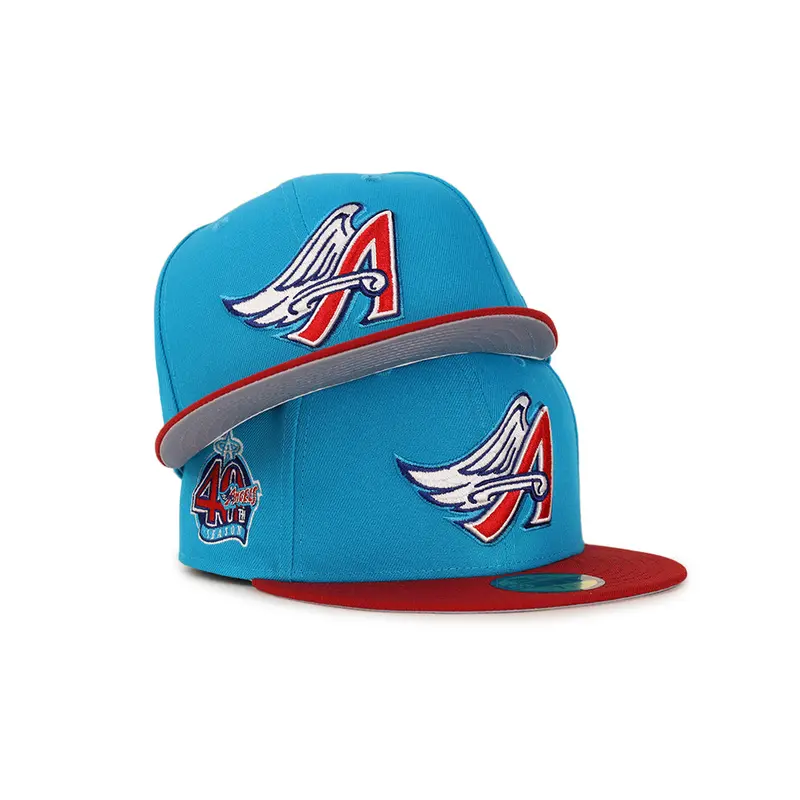 Anaheim Angels Blue and Red Two-Tone 40th Anniversary SP 59Fifty Cap