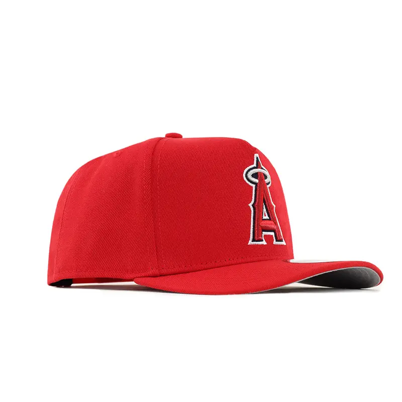 Anaheim Angels Bold Red 9Fifty A-Frame Snapback Cap
