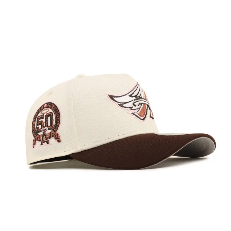 Anaheim Angels Brown Chrome 50th Anniversary Two-Tone Snapback