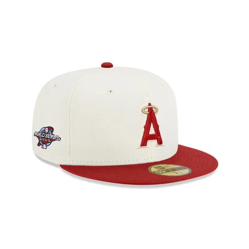 Anaheim Angels Chrome & Red 2002 World Series Victory 59Fifty Fitted Cap