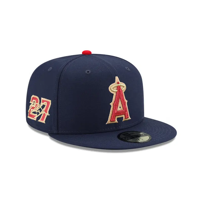Anaheim Angels Mike Trout #27 Oceanside Blue 59Fifty Fitted Cap – Special Edition