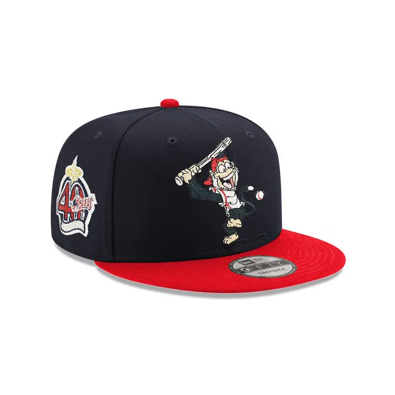 Anaheim Angels Rally Monkey 40th Anniversary Navy & Red 9Fifty Snapback