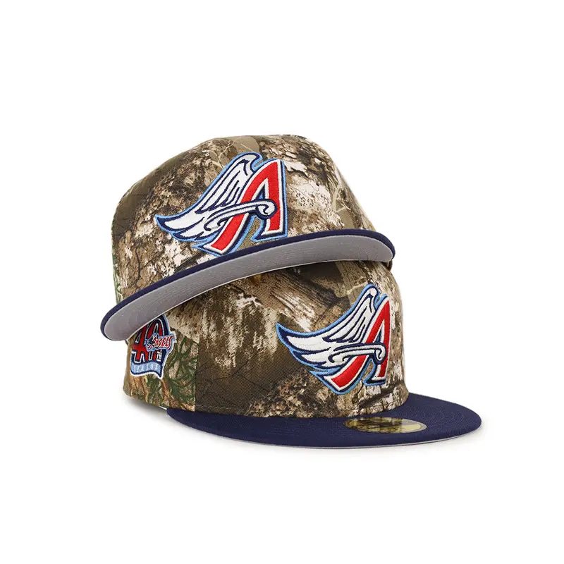 Anaheim Angels Real Tree Navy 40th Anniversary 59Fifty Fitted Hat