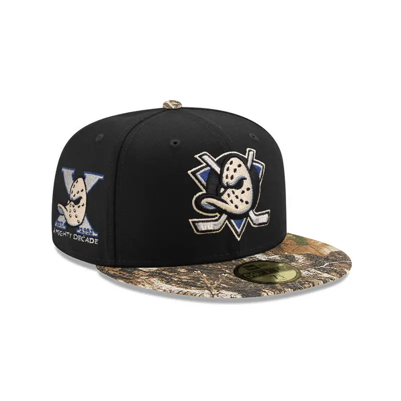 Anaheim Ducks 10th Anniversary Real Tree Camo SP 59Fifty Fitted Cap