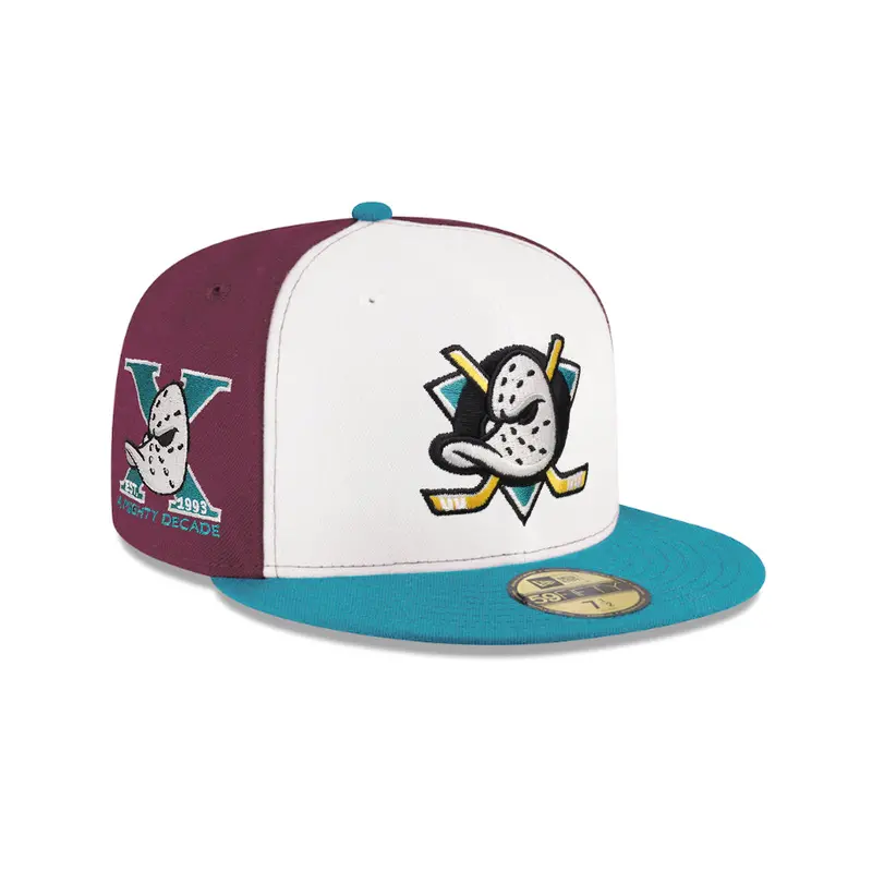 Anaheim Ducks 10th Anniversary Tri-Color SP 59Fifty Fitted Cap