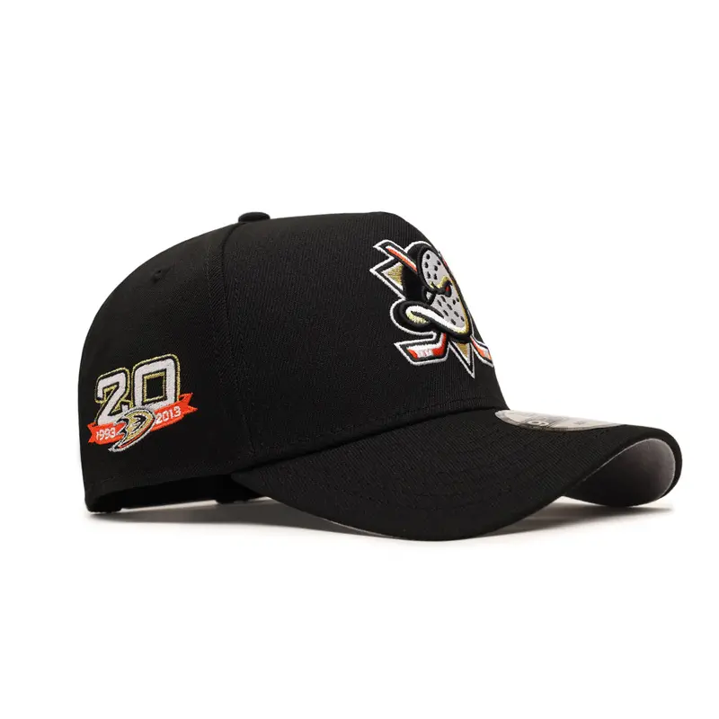 Anaheim Ducks 20th Anniversary Snapback – Black 9Forty A-Frame