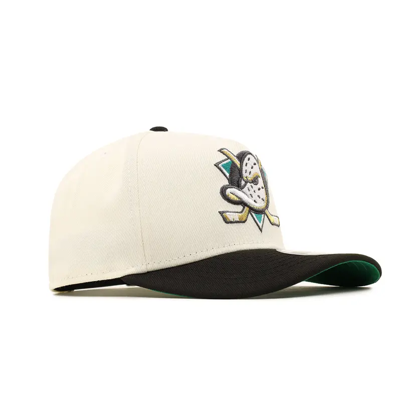 Anaheim Ducks Chrome-Black Two-Tone 9Forty A-Frame Snapback