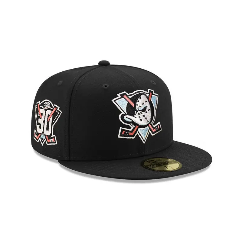 Anaheim Ducks x Mexico 30th Anniversary Black NHL 59Fifty Fitted Cap