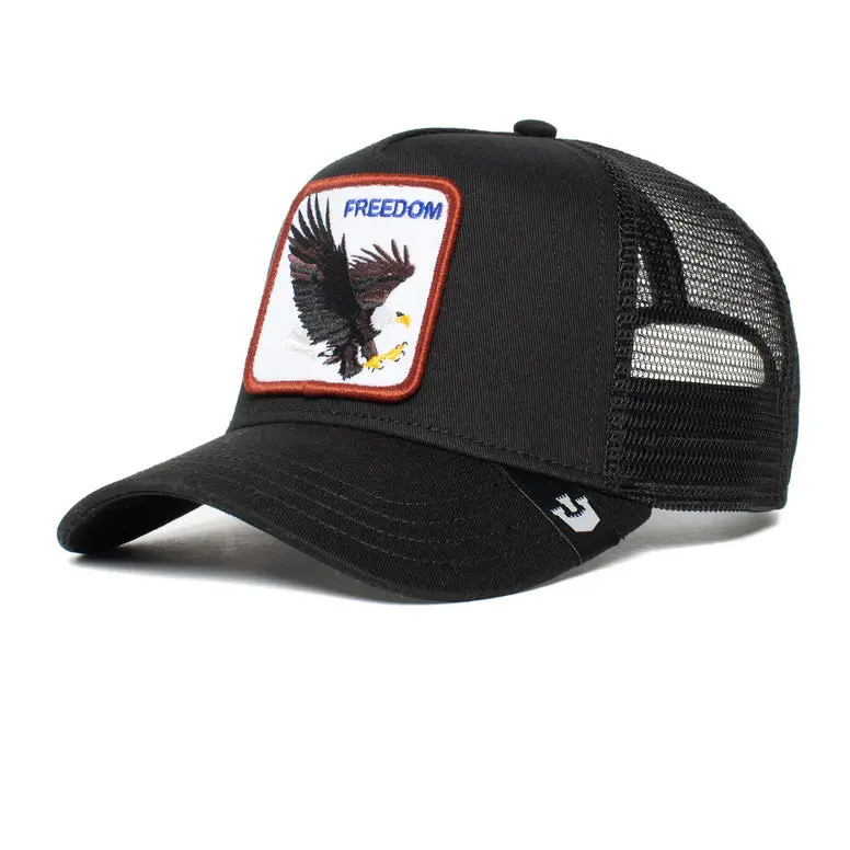Animal Farm Freedom-Themed Black Trucker Snapback