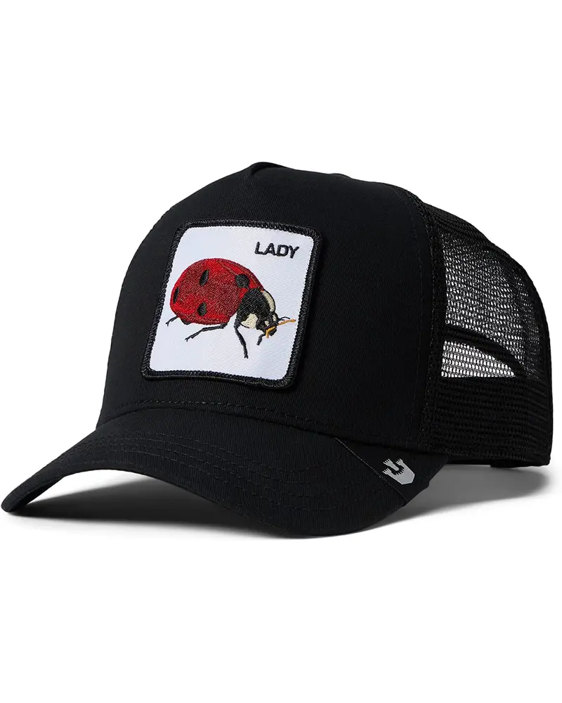 Animal Farm Ladybug Spot Black Trucker Snapback