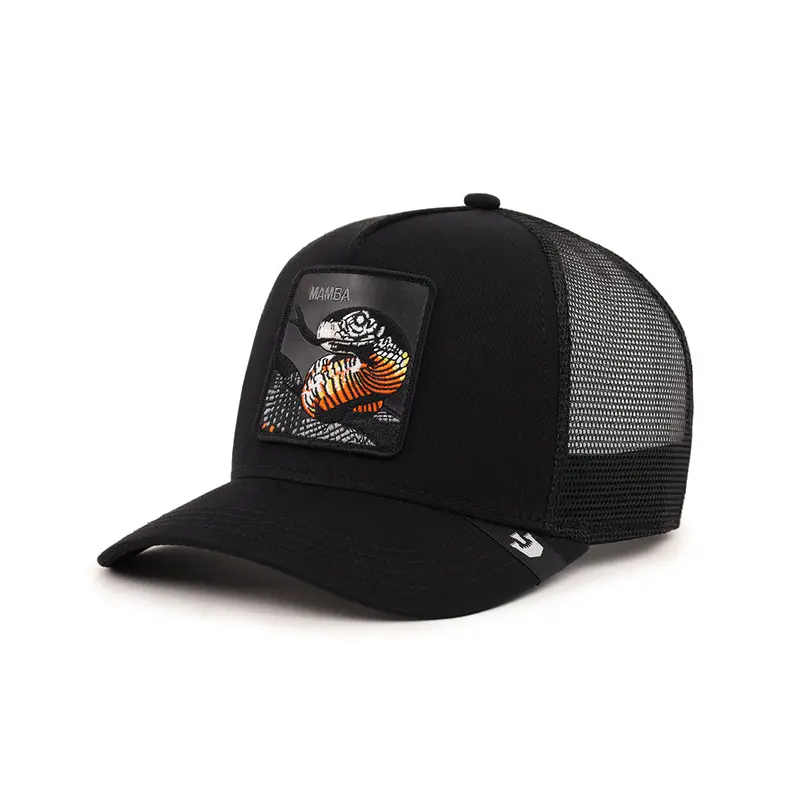 Animal Farm Mamba Black Snapback Trucker Cap